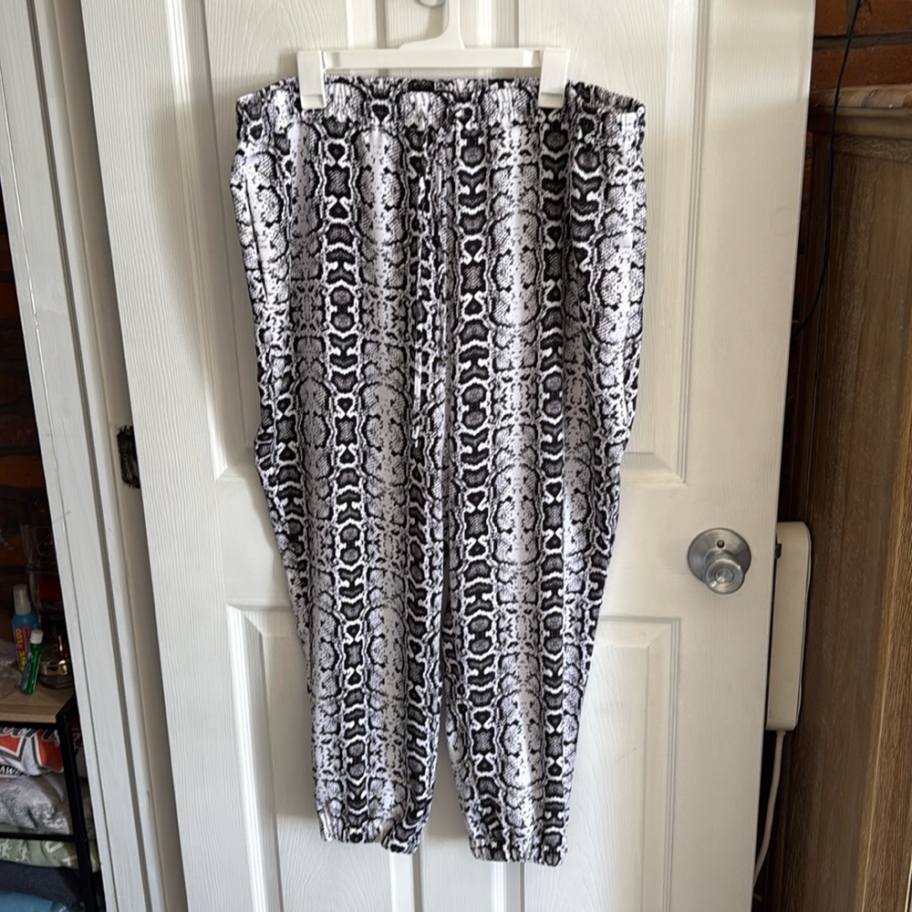 Express Snake Print Joggers